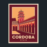 Vintage Travel Cordoba Spain Retro Scenic Postcard<br><div class="desc">Step back in time with this vintage travel-themed design featuring the captivating city of Cordoba,  Spain. Infused with nostalgia and timeless allure,  this design captures the essence of Cordoba’s historic charm in a retro aesthetic reminiscent of classic travel posters from yesteryear.</div>