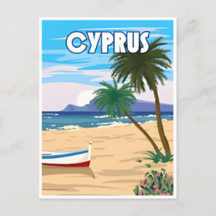 vintage travel CYPRUS KYRENIA Chypre Postcard