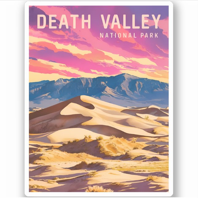 Vintage Travel Death Valley National Park Retro (Front)