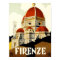 Vintage Travel Firenze Italy Print