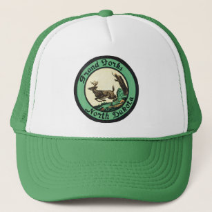 Vintage Travel, Grand Forks, North Dakota Trucker Hat