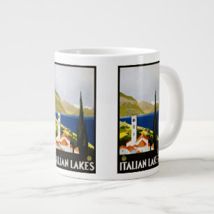 Vintage Travel Italian Lakes Italy mugs