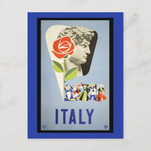 Vintage Travel - ITALY Postcard