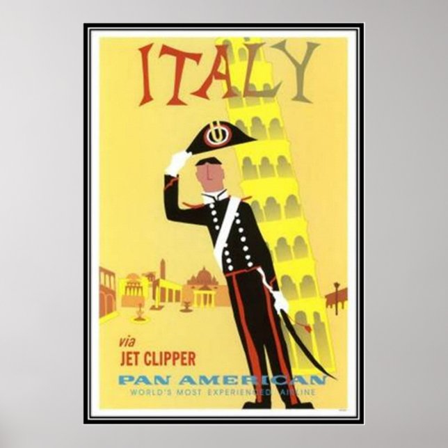 Vintage travel Italy - Poster (Front)