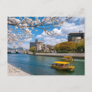 vintage travel Kobe Japan city vacation retro Postcard