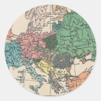 Vintage Travel Map
