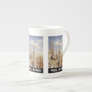 Vintage Travel Milano Milan Italy mugs