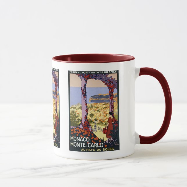 Vintage Travel - Monaco Monte-Carlo Mug (Right)