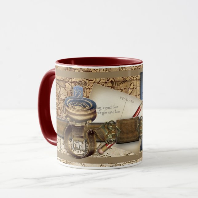 Vintage Travel Mug (Front Left)