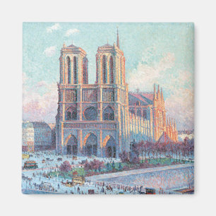 Vintage Travel Notre Dame de Paris Magnet