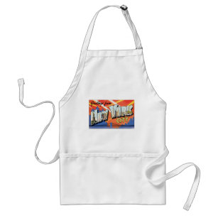Vintage Travel NYC, Greetings from New York City Standard Apron