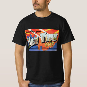 Vintage Travel NYC, Greetings from New York City T-Shirt