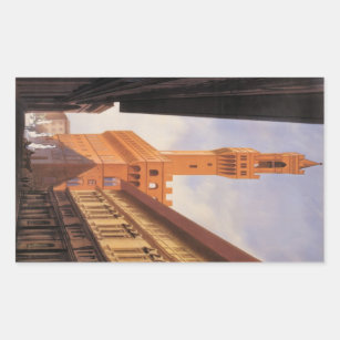 Vintage Travel, Palazzo Vecchio, Florence, Italy Sticker
