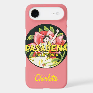 Vintage Travel, Pasadena California, Lady and Rose