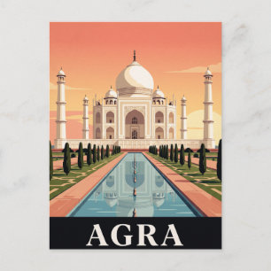 Vintage Travel Postcard   AGRA