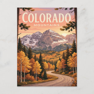 Vintage Travel Postcard Colorado