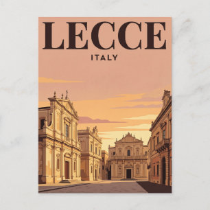 Vintage Travel Postcard   Lecce, Italy