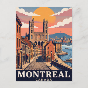 Vintage Travel Postcard Montreal Canada