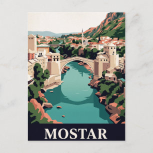Vintage Travel Postcard   MOSTAR