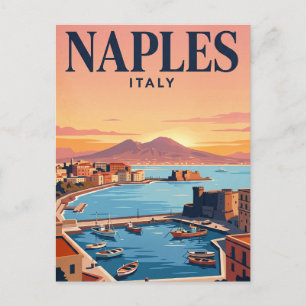 Vintage Travel Postcard   Naples, Italy