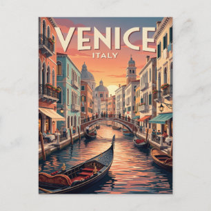 Vintage Travel Postcard   Venice Italy