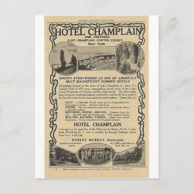 Vintage Travel Postcards (Front)
