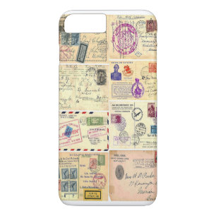 Vintage Travel Postcards iPhone 8 Plus/7 Plus Case