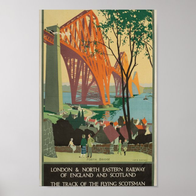 Vintage Travel Poster (Front)