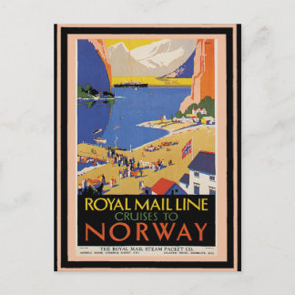 Vintage Travel Poster 34 Postcard