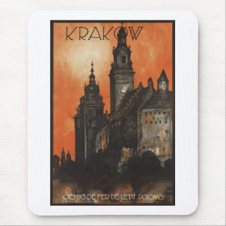 Vintage Travel Poster Ad Retro Prints Mouse Pad