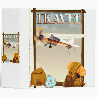 Vintage Travel Poster Binder