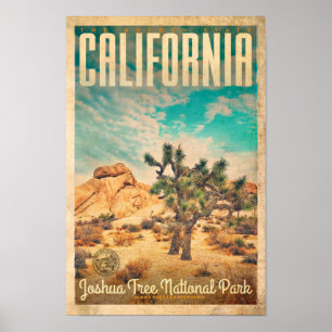 Vintage Travel Poster California