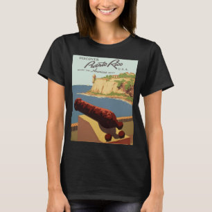 Vintage Travel Poster, Discover Puerto Rico! T-Shirt