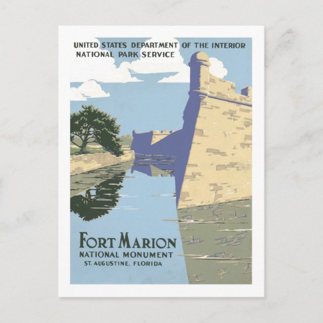 Vintage Travel Poster,Florida Postcard (Front)