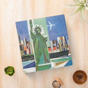 Vintage Travel Poster For American Airlines Binder