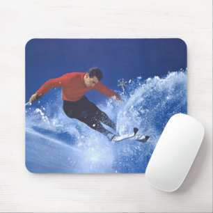 Vintage Travel Poster For Aspen, Colorado Mouse Pad