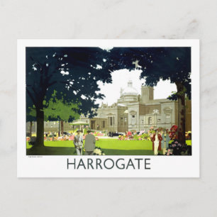 Vintage Travel Poster for Harrogate Postcard