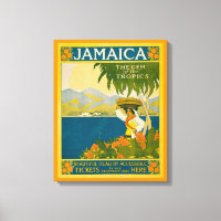 Vintage Travel Poster For Jamaica