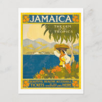 Vintage Travel Poster for Jamaica
