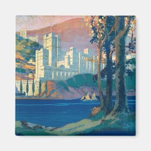 Vintage Travel Poster For New York Central Lines Magnet