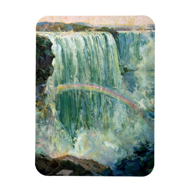 Vintage Travel Poster For Niagara Falls Magnet (Vertical)