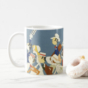 Vintage Travel Poster For The New Haven R.R. Coffee Mug