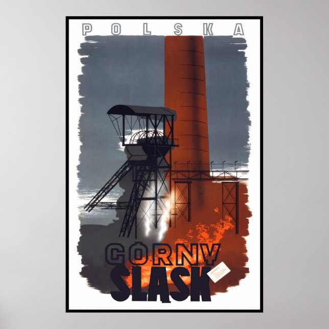 Vintage Travel Poster Gorny Slask Poland (Front)