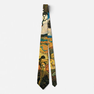 Vintage Travel Poster, In Old Kentucky, NC Wyeth Tie