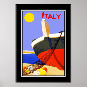 Vintage Travel Poster Italy