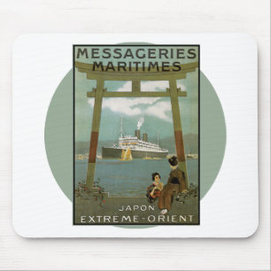 Vintage Travel Poster - Japan Mouse Pad