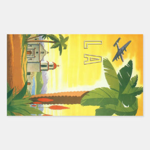 Vintage Travel Los Angeles California Posters, Prints & Poster Printing | Zazzle CA