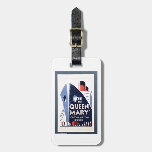 VINTAGE TRAVEL POSTER - LUGGAGE TAG (Front Vertical)