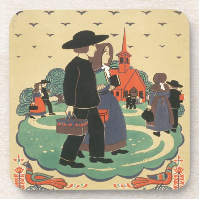 Vintage Travel Poster Promoting Pennsylvania Coaster (Front)