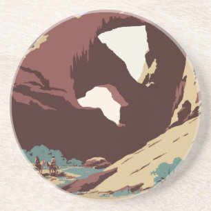 Vintage-Travel-Poster-Southwest-America-USA Coaster